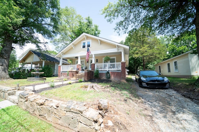 1712 Umstead St, Charlotte, NC 28205 - view of front of home with covered porch