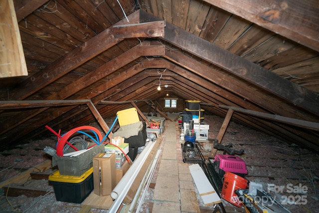 1712 Umstead St, Charlotte, NC 28205 - view of unfinished attic