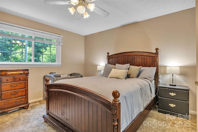 116 Eastwood Park Dr SE, Lenoir, NC 28645 - bedroom featuring light carpet and ceiling fan