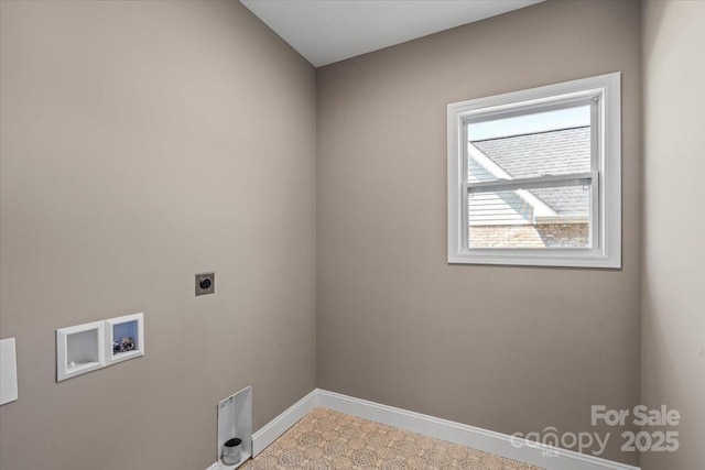 1033 12th Avenue Dr NW, Hickory, NC 28601 - washroom featuring hookup for a washing machine and hookup for an electric dryer