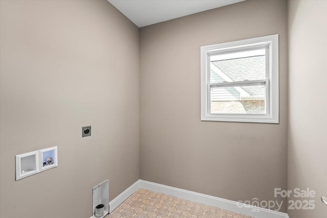 1033 12th Avenue Dr NW, Hickory, NC 28601 - laundry room with hookup for an electric dryer and hookup for a washing machine