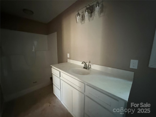 105 Elk Creek Ln, Hudson, NC 28638 - bathroom featuring vanity and a shower