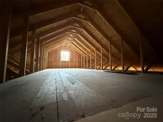 105 Elk Creek Ln, Hudson, NC 28638 - view of unfinished attic