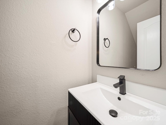 8516 Paw Valley Ln, Charlotte, NC 28214 - bathroom with vanity and a textured wall