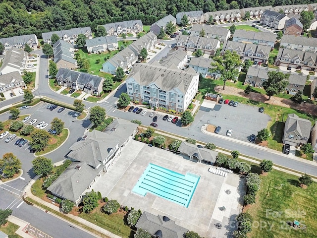 2203 Whitford Ln, Charlotte, NC 28210 - drone / aerial view of a pool area