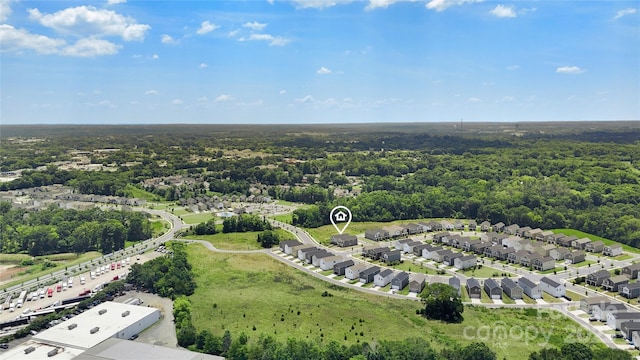 135 Orson Oaks Ln, Pineville, NC 28134 - drone / aerial view of a heavily wooded area