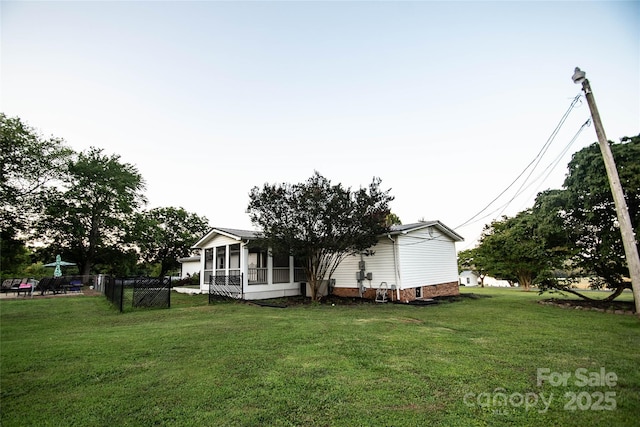 34107 Watson Rd, Albemarle, NC 28001 - back of house with a sunroom
