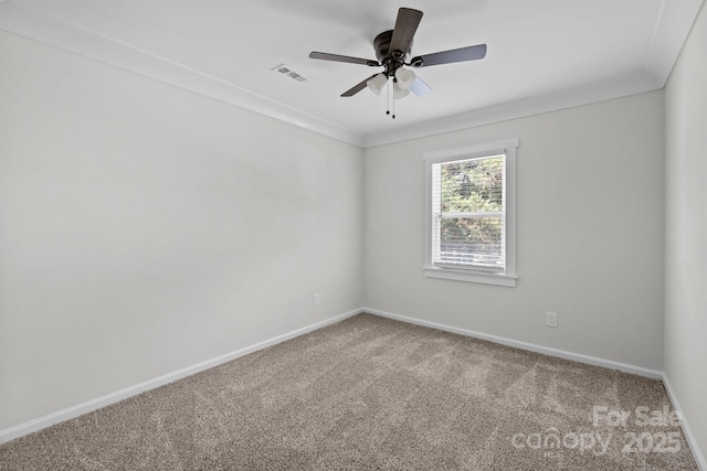 7219 Spring Morning Ln, Charlotte, NC 28227 - empty room featuring carpet flooring and ceiling fan
