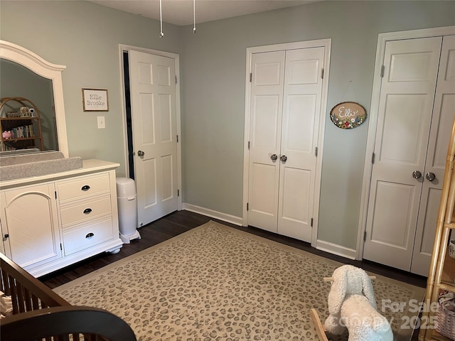 3210 Crow Row, Monroe, NC 28112 - bedroom with dark wood-type flooring and baseboards