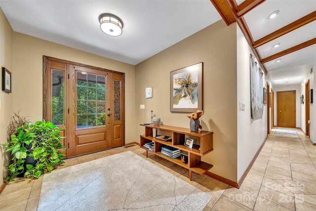 23 Indigo Way, Hendersonville, NC 28739 - entrance foyer featuring baseboards and light tile patterned floors