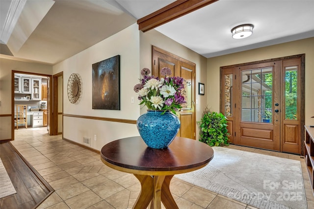 23 Indigo Way, Hendersonville, NC 28739 - entrance foyer with light tile patterned flooring and baseboards