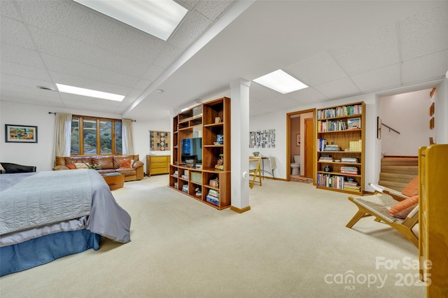 23 Indigo Way, Hendersonville, NC 28739 - carpeted bedroom featuring a drop ceiling