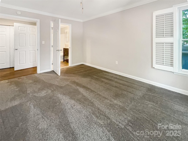 27 Quayside Ct, Clover, SC 29710 - unfurnished bedroom with ornamental molding and carpet floors