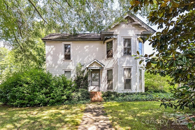504 Potts St, Davidson, NC 28036 - view of front of home with a front lawn