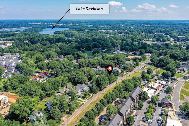 504 Potts St, Davidson, NC 28036 - aerial view of a nearby body of water