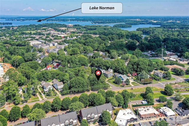 504 Potts St, Davidson, NC 28036 - drone / aerial view of a nearby body of water