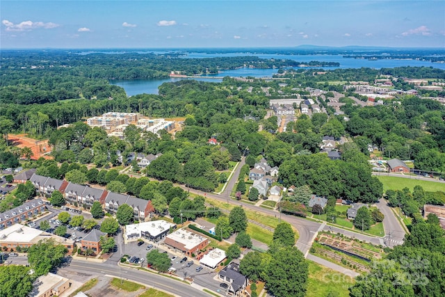 504 Potts St, Davidson, NC 28036 - aerial view of a large body of water