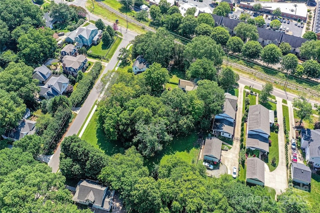 504 Potts St, Davidson, NC 28036 - aerial overview of property's location with nearby suburban area
