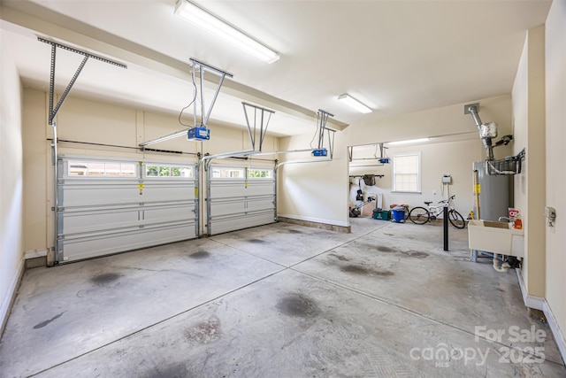 646 Quicksilver Trl Unit 183, Fort Mill, SC 29708 - garage featuring a garage door opener and water heater