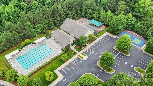 646 Quicksilver Trl Unit 183, Fort Mill, SC 29708 - drone / aerial view of a pool area