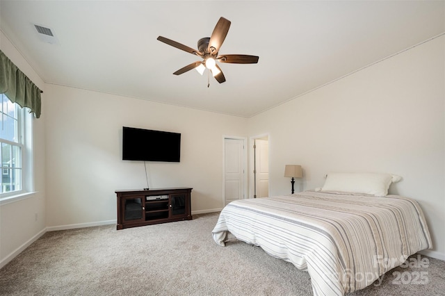2960 Haley Cir, Davidson, NC 28036 - bedroom featuring carpet and a ceiling fan