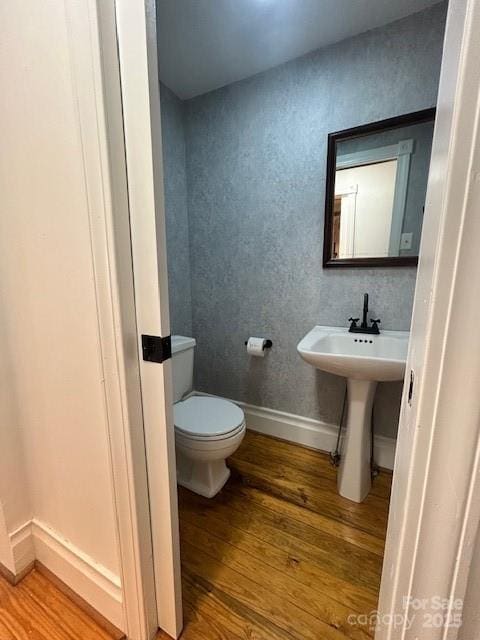 743 S College Ave, Newton, NC 28658 - bathroom featuring wood finished floors