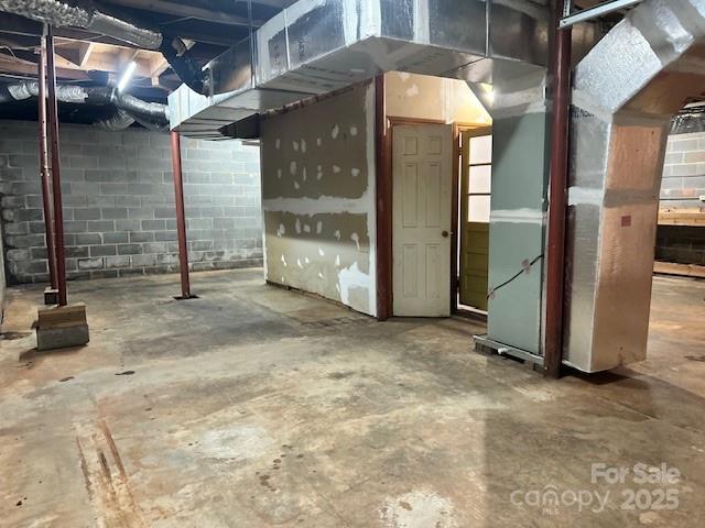 743 S College Ave, Newton, NC 28658 - view of unfinished basement