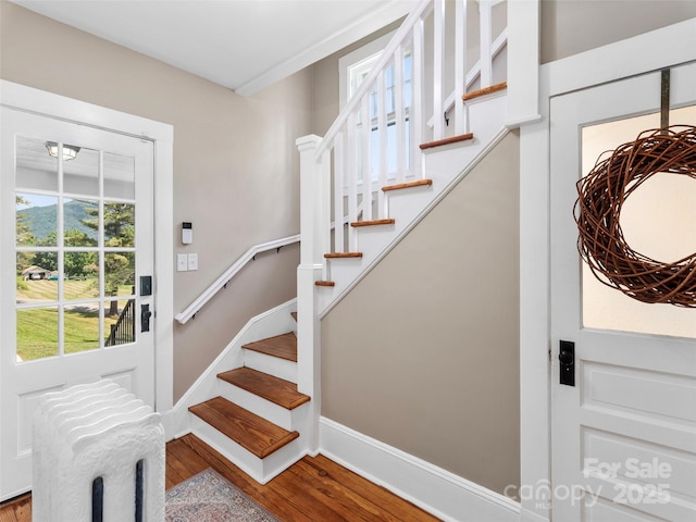 50 Skyland Ter, Canton, NC 28716 - stairway featuring wood finished floors and baseboards