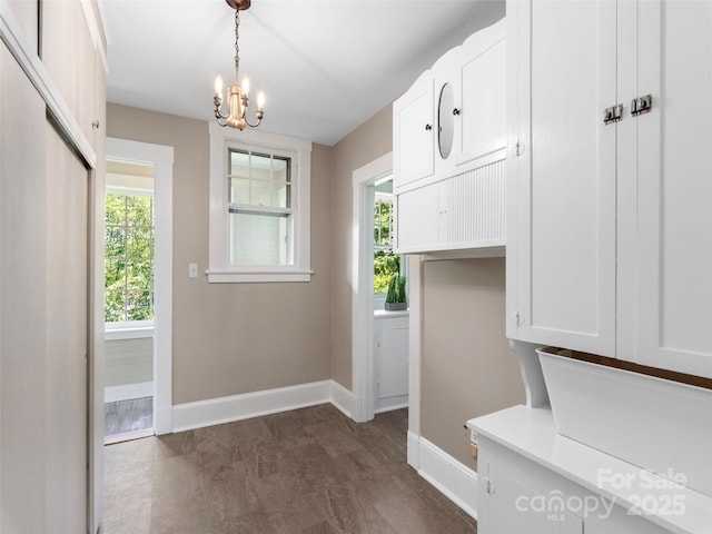 50 Skyland Ter, Canton, NC 28716 - mudroom with a chandelier and plenty of natural light