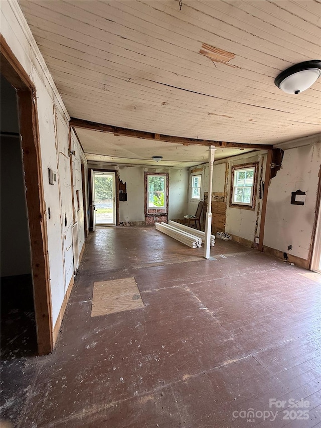 1008 Packard Ave, Kannapolis, NC 28083 - miscellaneous room featuring wood ceiling and baseboards