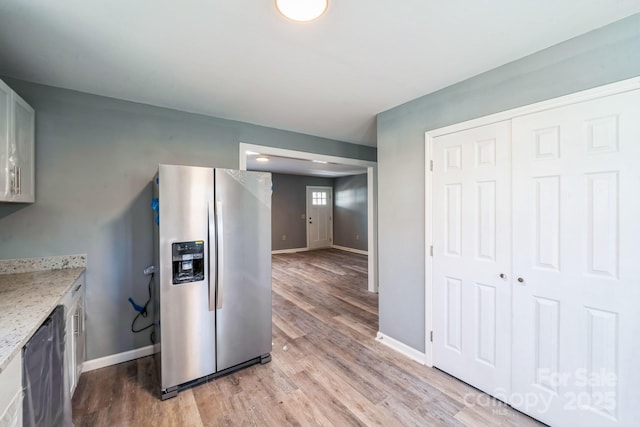 1229 Jenkins St, Rock Hill, SC 29732 - kitchen with stainless steel appliances, light wood finished floors, and light stone countertops