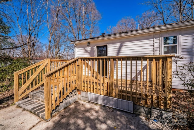 1229 Jenkins St, Rock Hill, SC 29732 - view of wooden deck