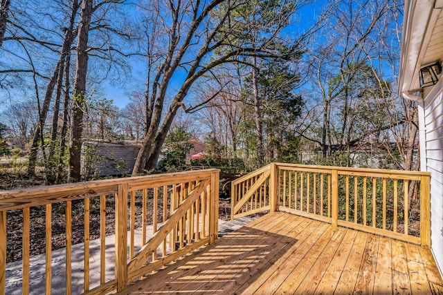 1229 Jenkins St, Rock Hill, SC 29732 - view of wooden deck