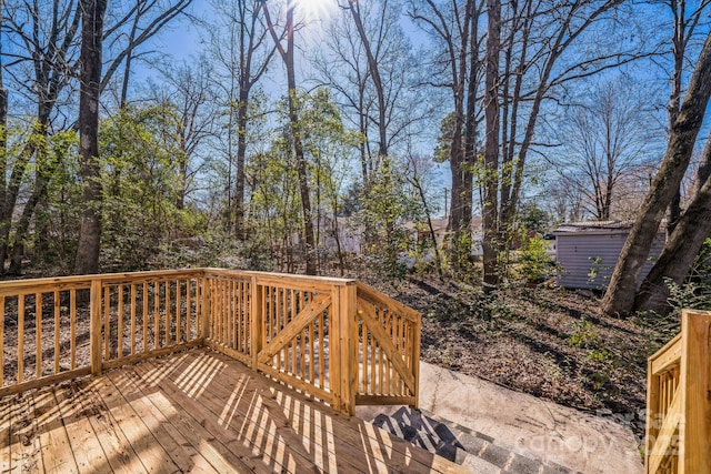 1229 Jenkins St, Rock Hill, SC 29732 - view of wooden deck