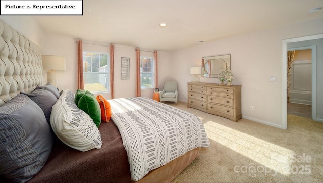 119 Rustling Waters Dr, Mooresville, NC 28117 - bedroom with carpet floors and baseboards