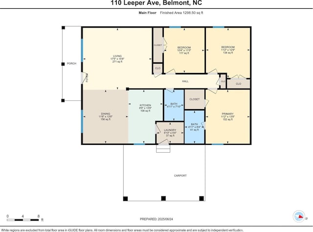 110 Leeper Ave, Belmont, NC 28012 - view of room layout
