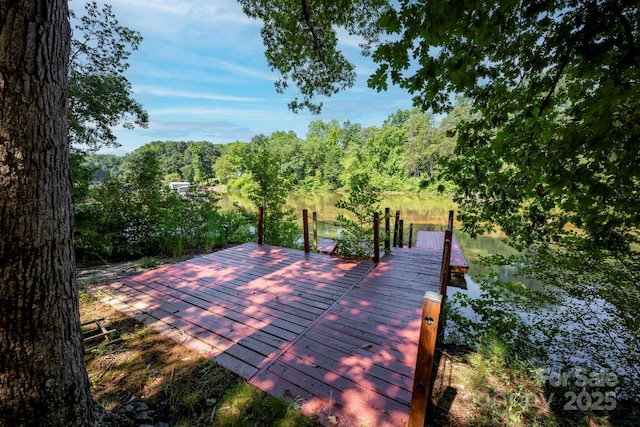 3595 Lake Bluff Dr, Sherrills Ford, NC 28673 - view of dock