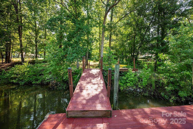 3595 Lake Bluff Dr, Sherrills Ford, NC 28673 - dock with a water view