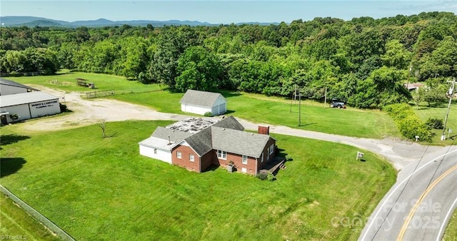 820 Suncrest Orchard Rd, North Wilkesboro, NC 28659 - aerial view of property and surrounding area with a forest