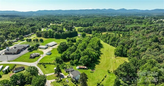 820 Suncrest Orchard Rd, North Wilkesboro, NC 28659 - aerial view of a mountain backdrop