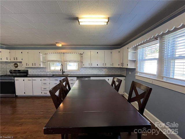 820 Suncrest Orchard Rd, North Wilkesboro, NC 28659 - dining room with dark wood-type flooring