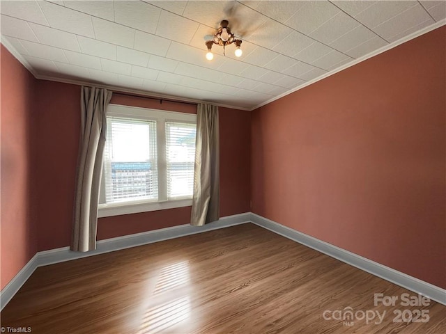 820 Suncrest Orchard Rd, North Wilkesboro, NC 28659 - spare room featuring crown molding and wood finished floors