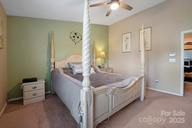 6340 Ziegler Ln Unit 148-A, Charlotte, NC 28269 - bedroom with carpet and ceiling fan
