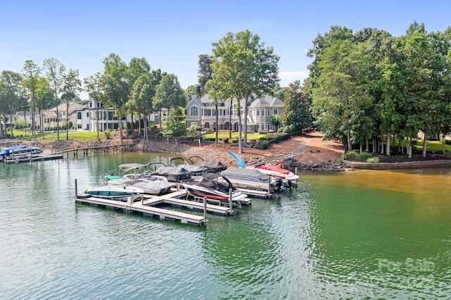 114 Thurstons Way, Mooresville, NC 28117 - dock area featuring a water view