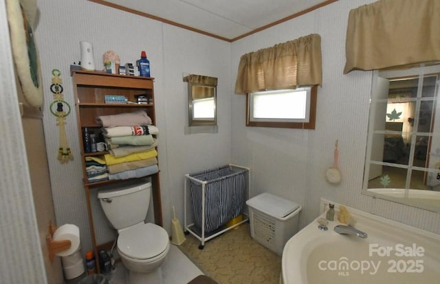 4854 Elk Ct, Morganton, NC 28655 - bathroom featuring ornamental molding and radiator heating unit
