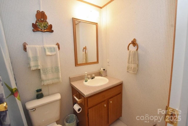 4854 Elk Ct, Morganton, NC 28655 - bathroom featuring vanity and toilet