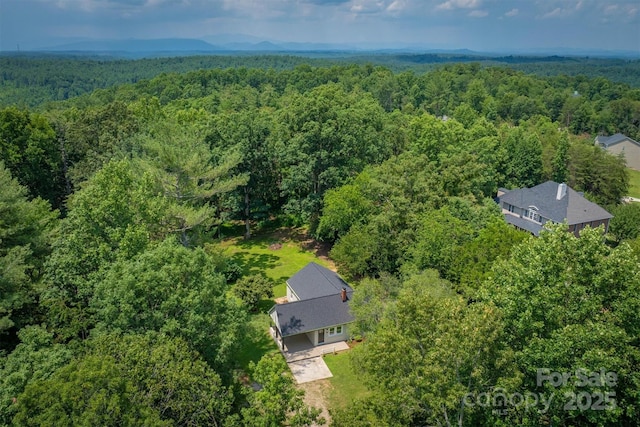 835 Vine Arden Rd, Morganton, NC 28655 - drone / aerial view of a heavily wooded area