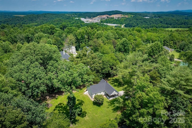 835 Vine Arden Rd, Morganton, NC 28655 - aerial view of a heavily wooded area