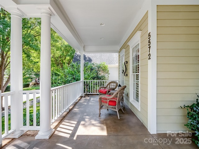 5572 Yorke St NW, Concord, NC 28027 - view of covered porch
