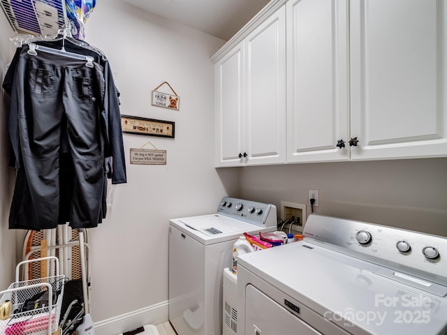 5572 Yorke St NW, Concord, NC 28027 - washroom with separate washer and dryer and cabinet space